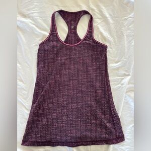 Vintage Lululemon Purple Heathered Racerback Tank